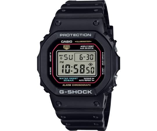 Reloj Casio G-Shock para hombre con correa de plástico negra y pantalla digital