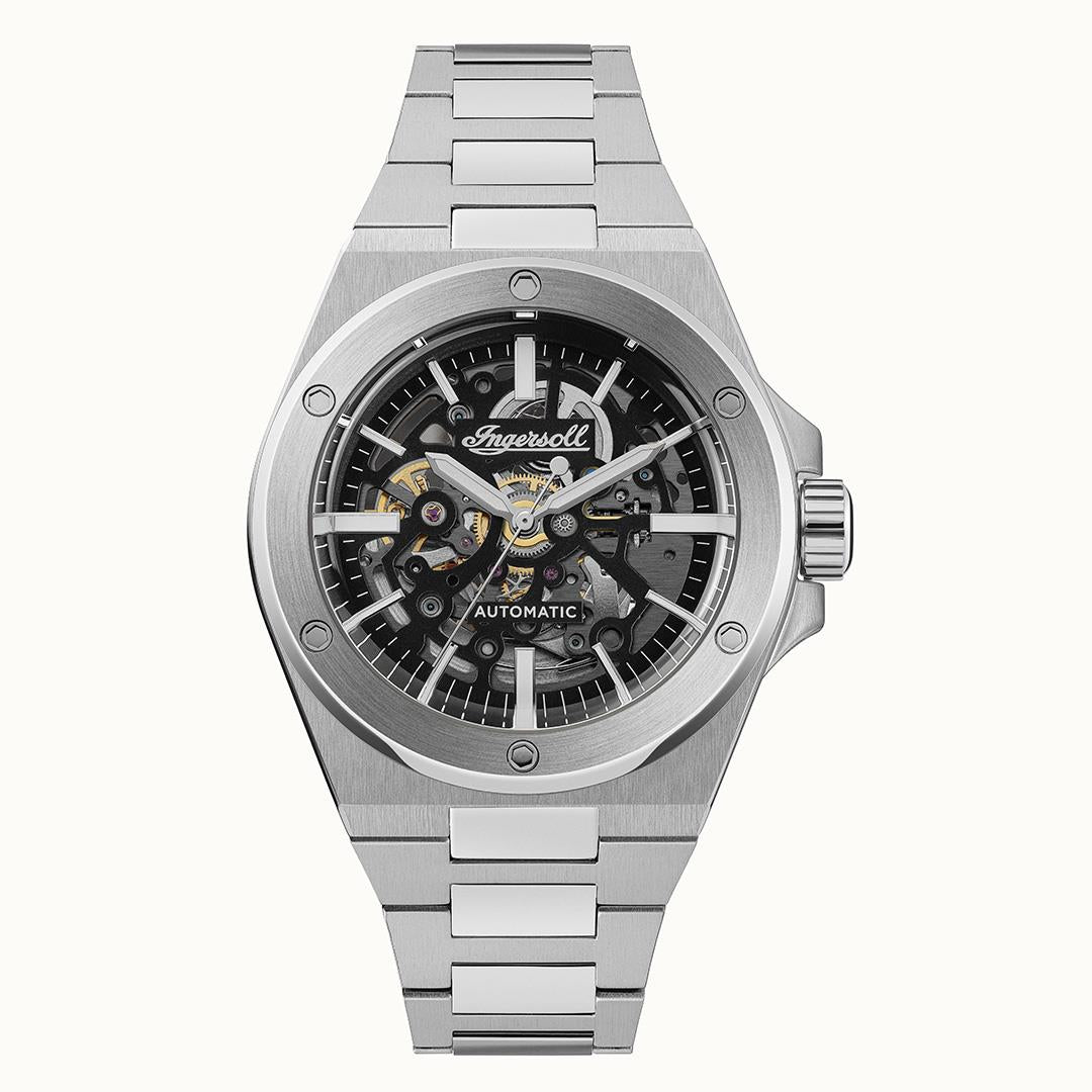 Ingersoll The Baller I15002 Herrenuhr • Automatikwerk • Skelett-Zifferblatt