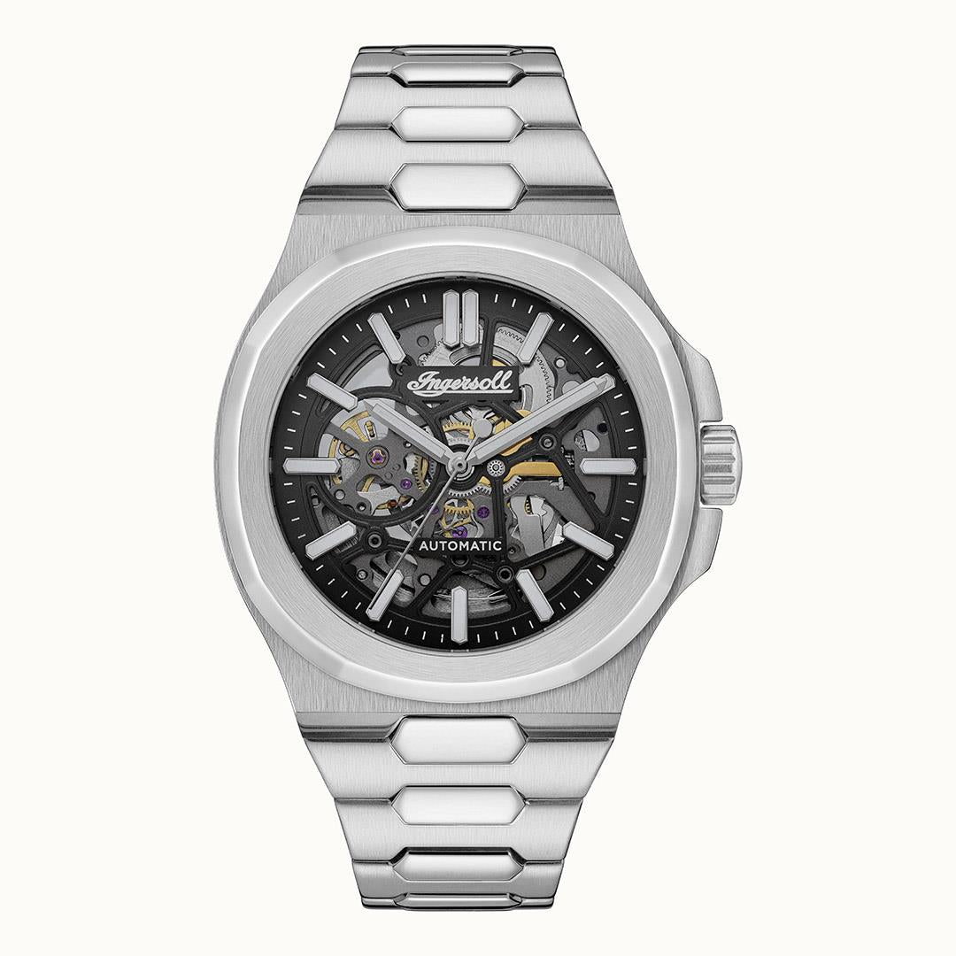 Ingersoll The Catalina I12501 Herrenuhr Silber • Automatikwerk • Mineralglas