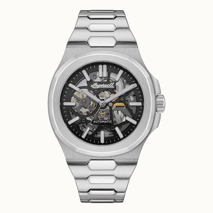 Ingersoll The Catalina I12501 Herrenuhr Silber • Automatikwerk • Mineralglas