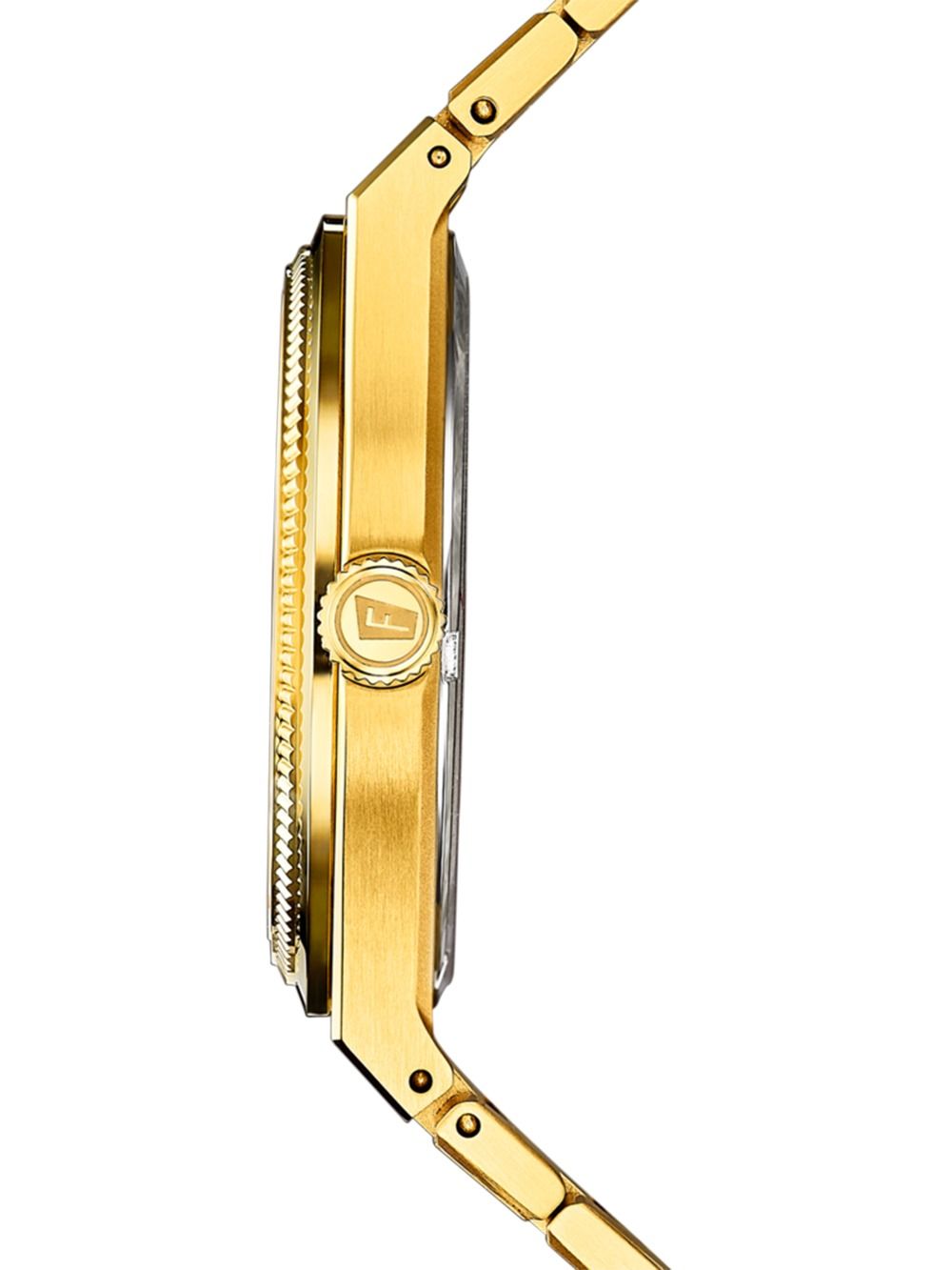Festina Rivé F20038/2 Herrenuhr Gold • Saphirglas • Swiss Made Quarzwerk, Bild 3