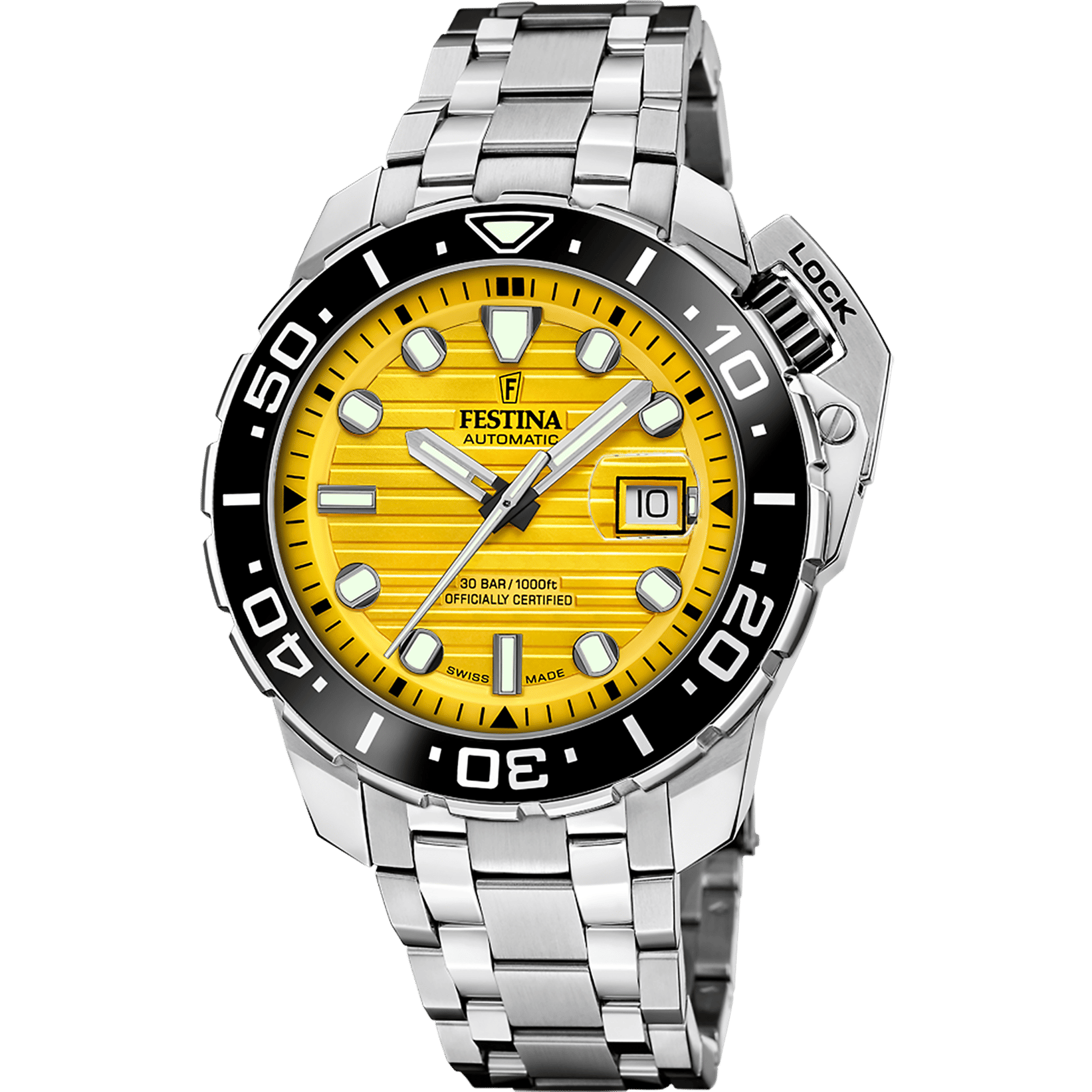 Festina Swiss Made COSC F20043/1 Herrenuhr • Saphirglas • 30 ATM Wasserdicht