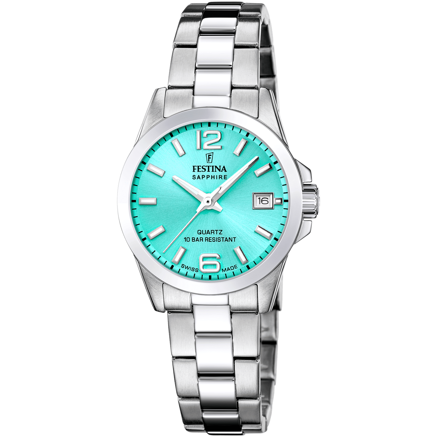Festina Swiss Made F20049/4 Damenuhr Blau • Saphirglas • 10 ATM Wasserdicht