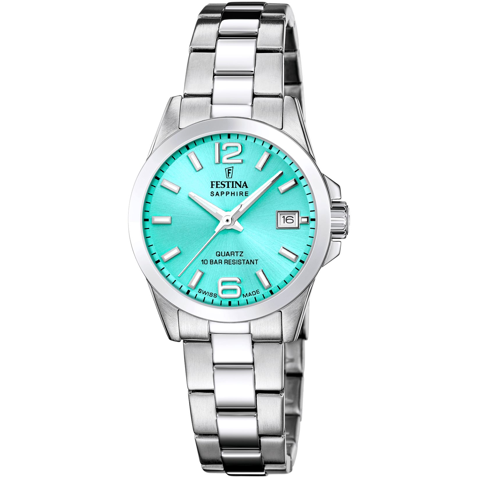 Festina Swiss Made F20049/4 Damenuhr Blau • Saphirglas • 10 ATM Wasserdicht