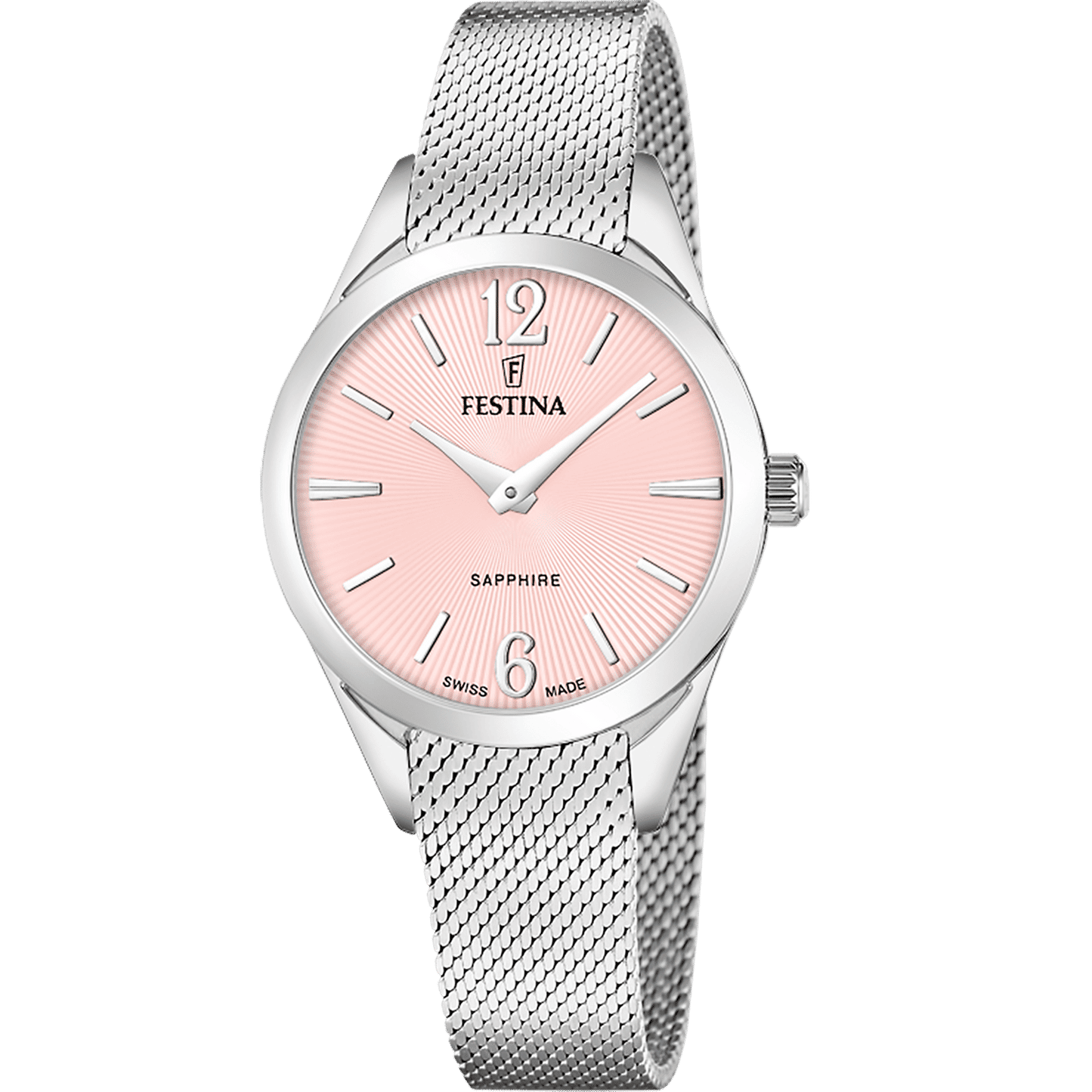 Festina Grace F20076/2 Damenuhr Silber • Saphirglas • Schweizer Quarzwerk