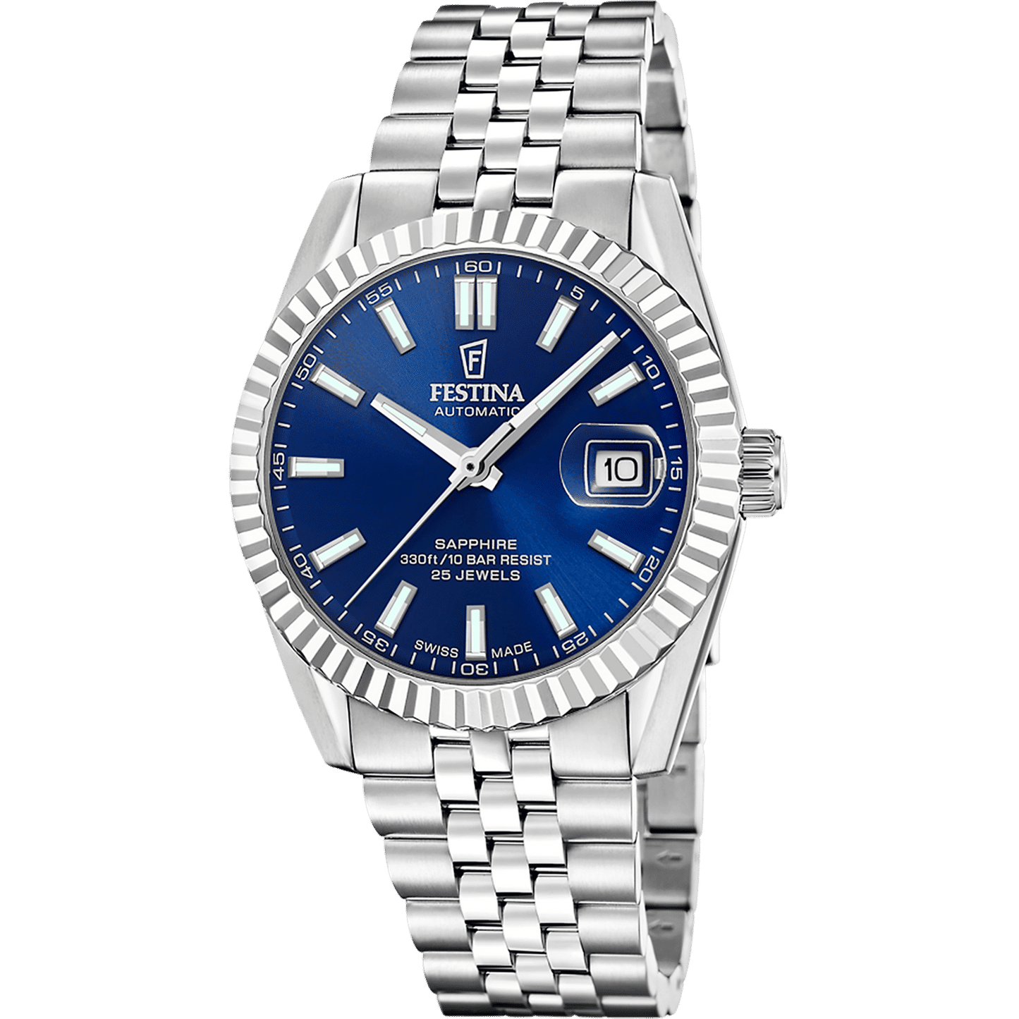 Festina Swiss Made F20090/2 Herrenuhr • Saphirglas • Automatikwerk