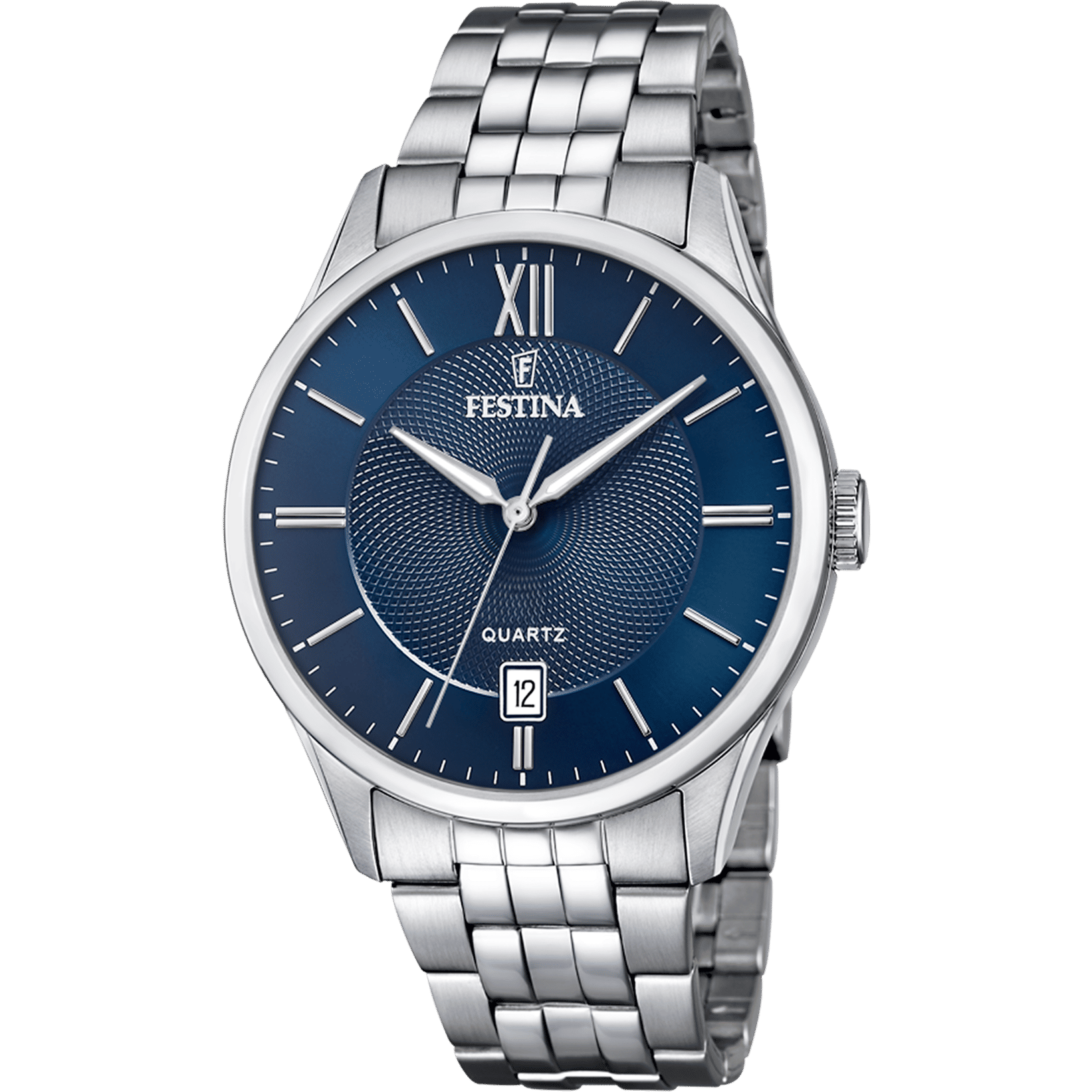 Festina Classics F20425/2 Herrenuhr Blau • Blaues Zifferblatt • Miyota Quarzwerk