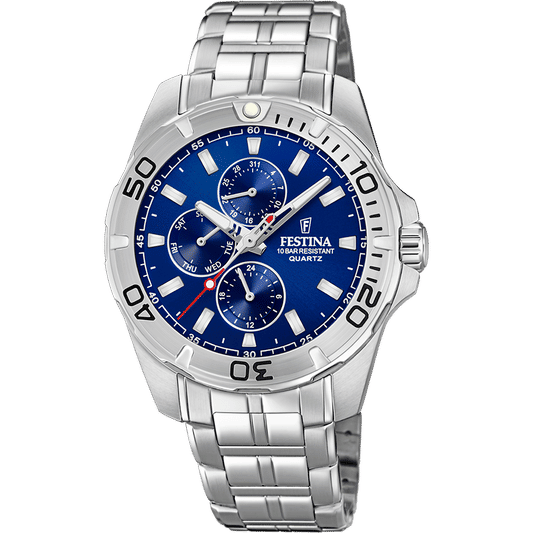 Festina F20445/2 Herrenuhr • Multifunktion Quarzwerk • 10 ATM Wasserdicht