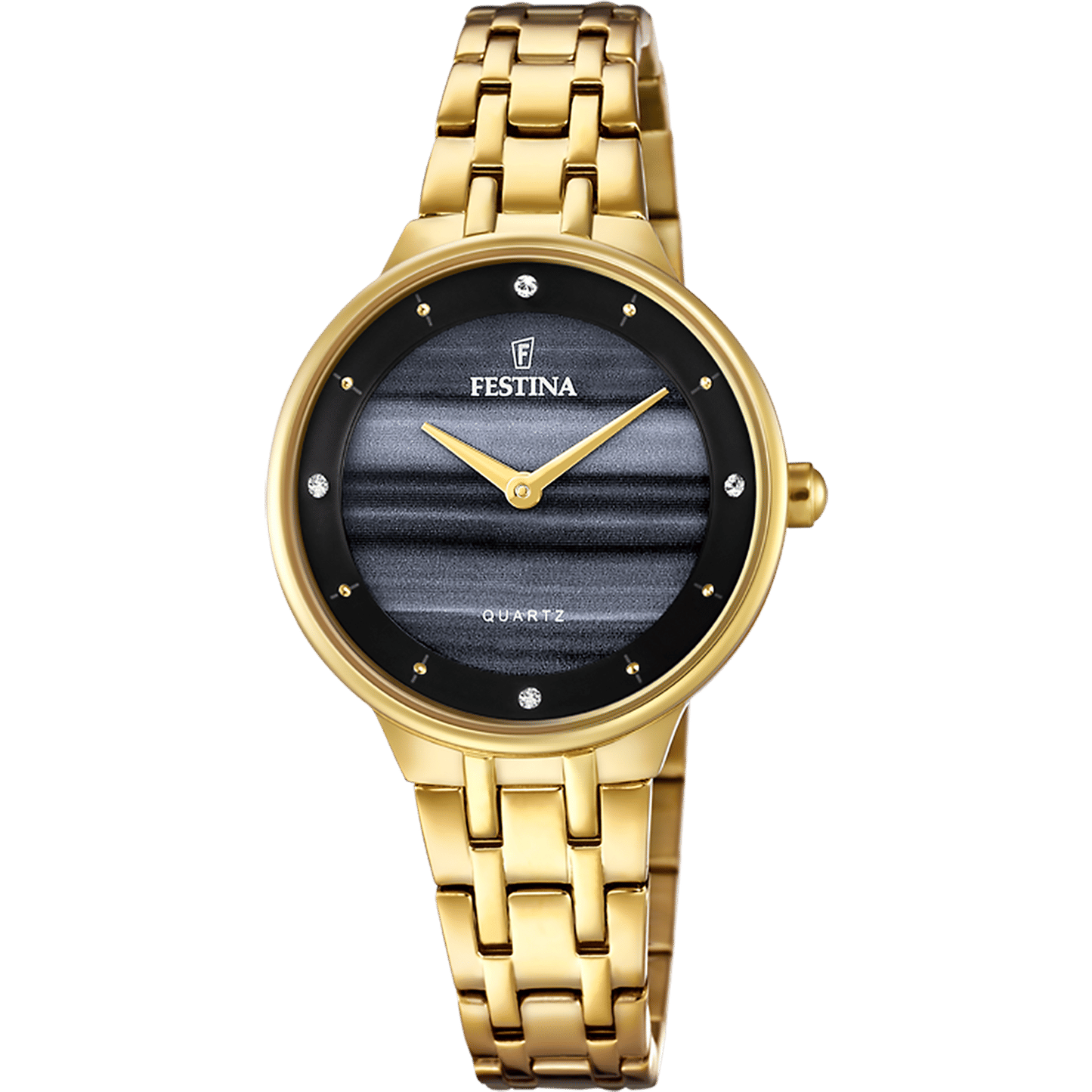 Festina Mademoiselle F20601/D Damenuhr Schwarz • Mineralglas • Quarzwerk