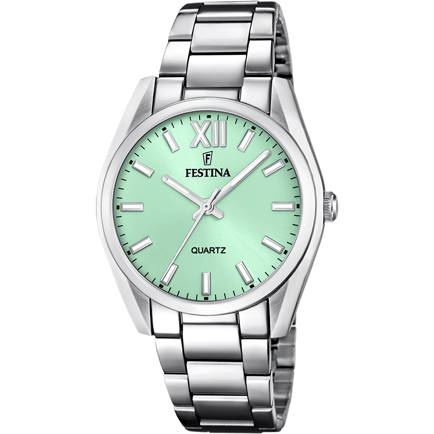 Festina Boyfriend F20622/7 Damenuhr Grün • Mineralglas • 5 ATM Wasserdicht