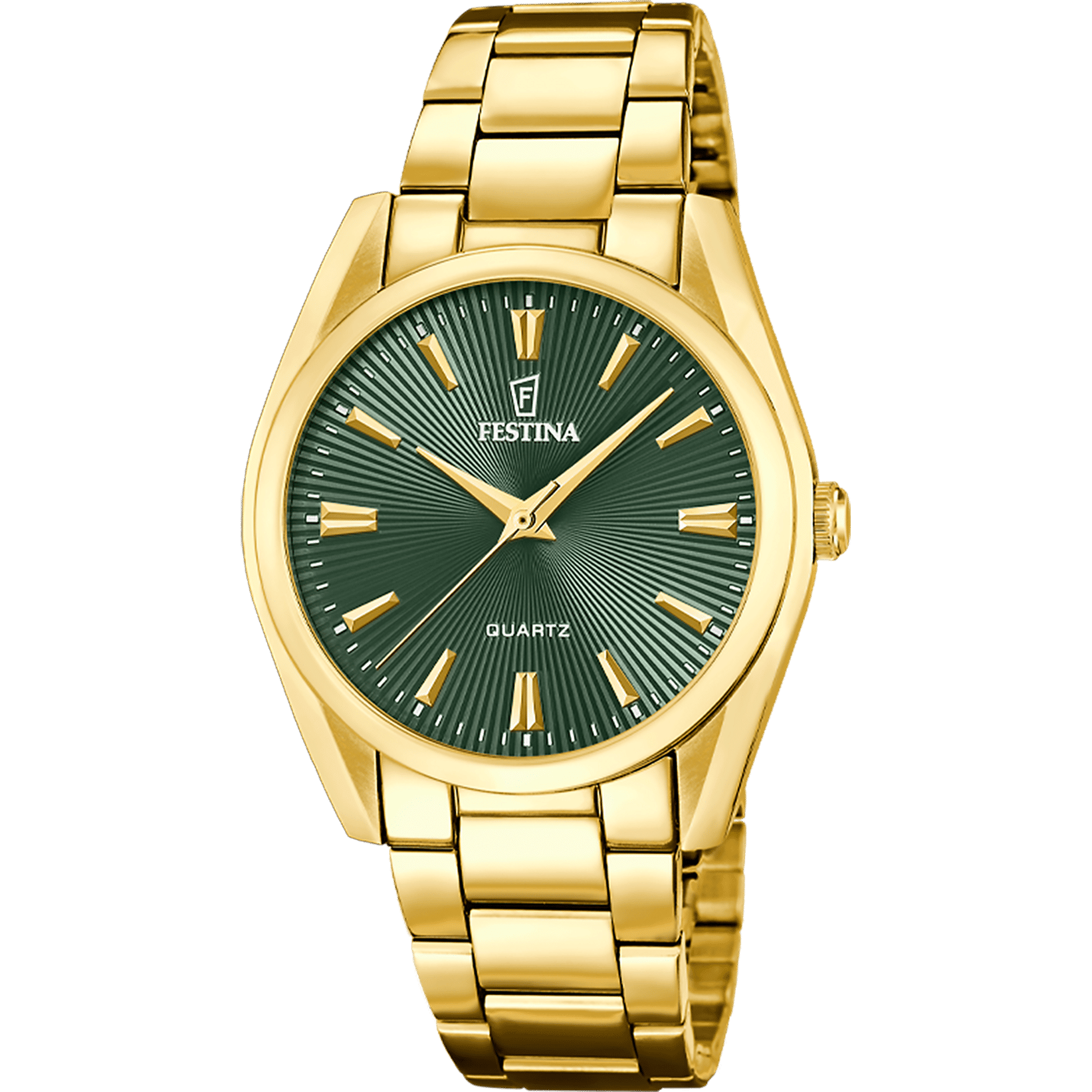 Festina Boyfriend Collection F20640/B Damen Armbanduhr Grün • Quarzwerk • Edelstahlarmband