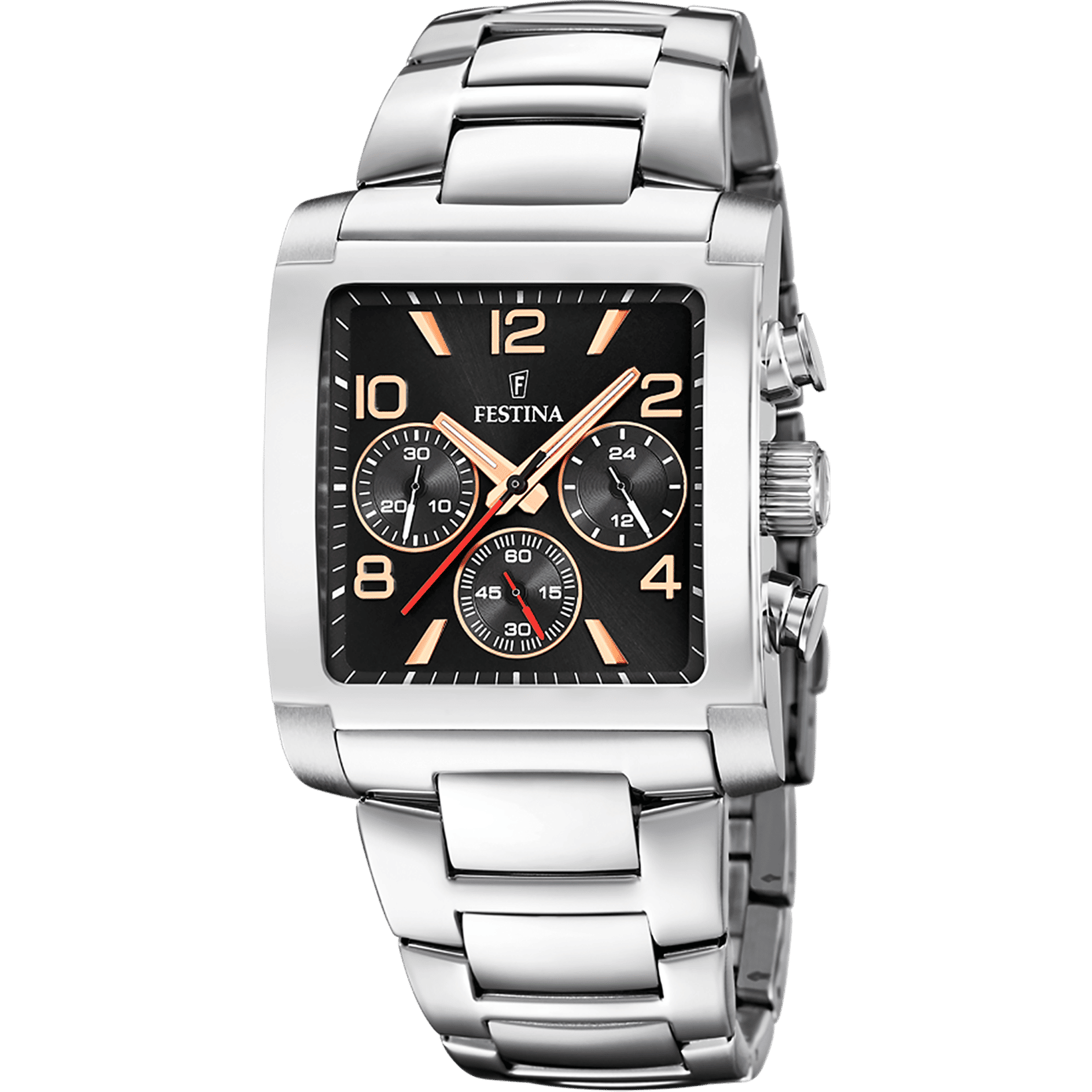 Festina Timeless F20652/4 Herrenuhr • Chronograph • Mineralglas
