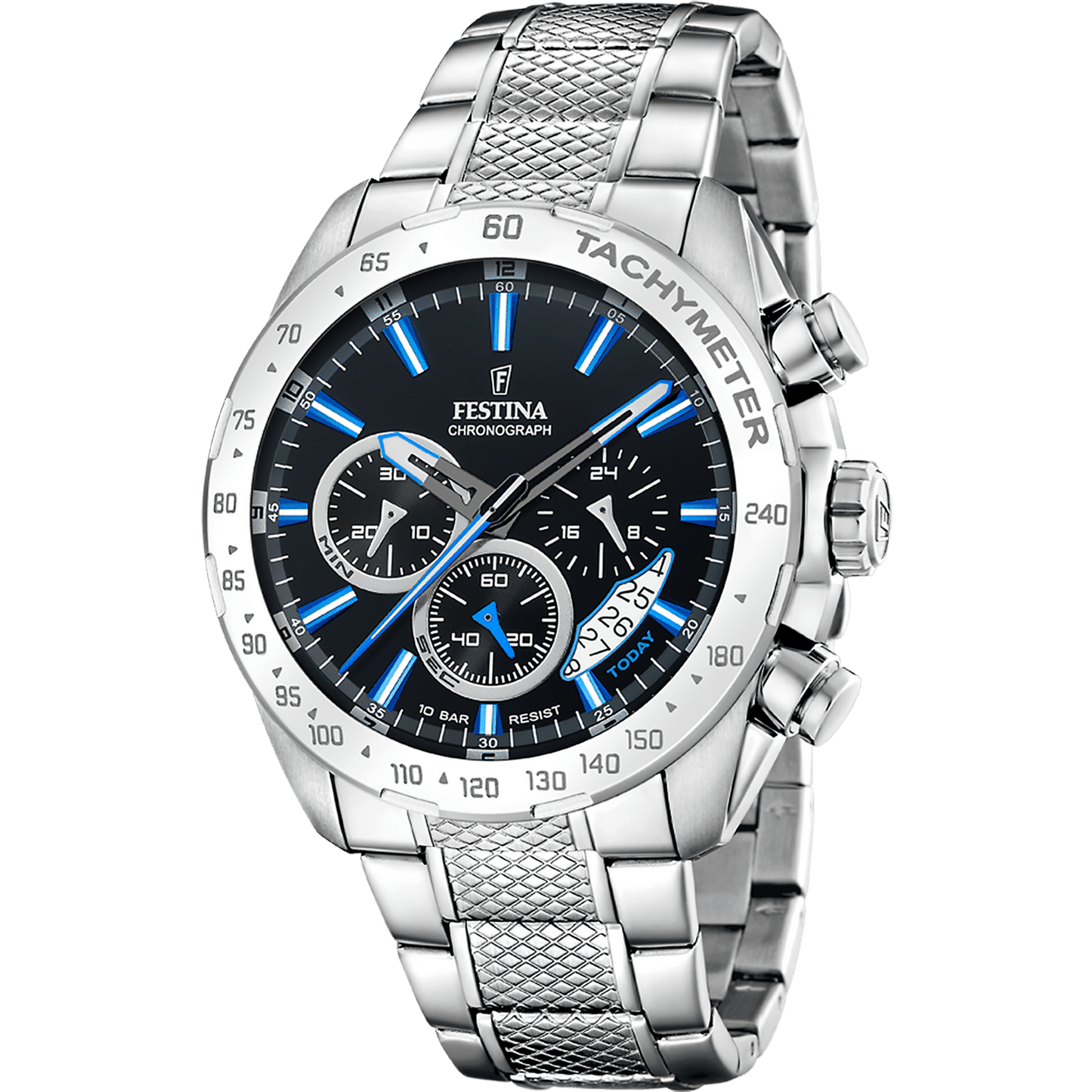 Festina Timeless Chronograph F20668/6 Herrenuhr Schwarz • Chronograph • 10 ATM