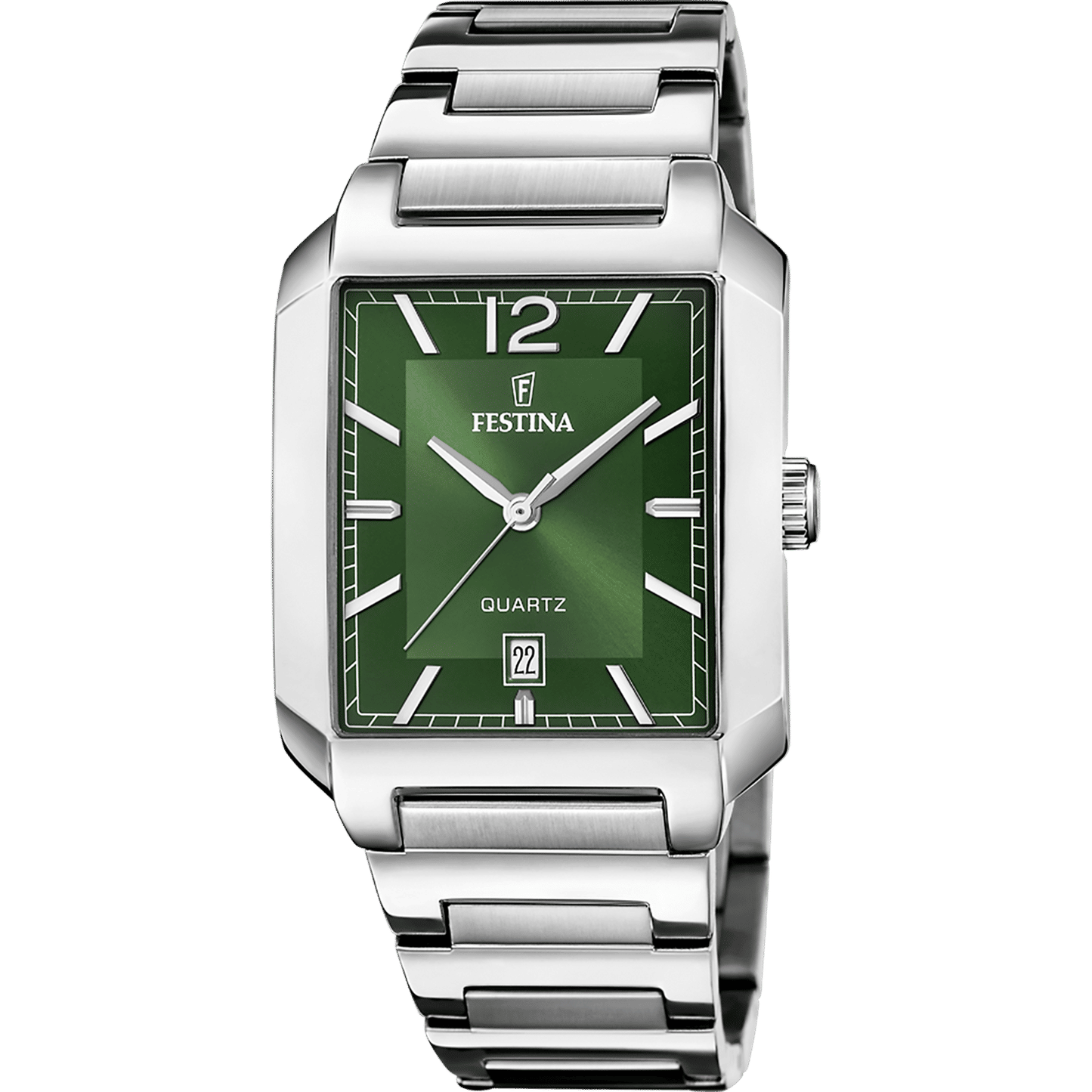 Festina On the Square F20677/5 Herren • Quarzwerk • Rechteckiges Gehäuse