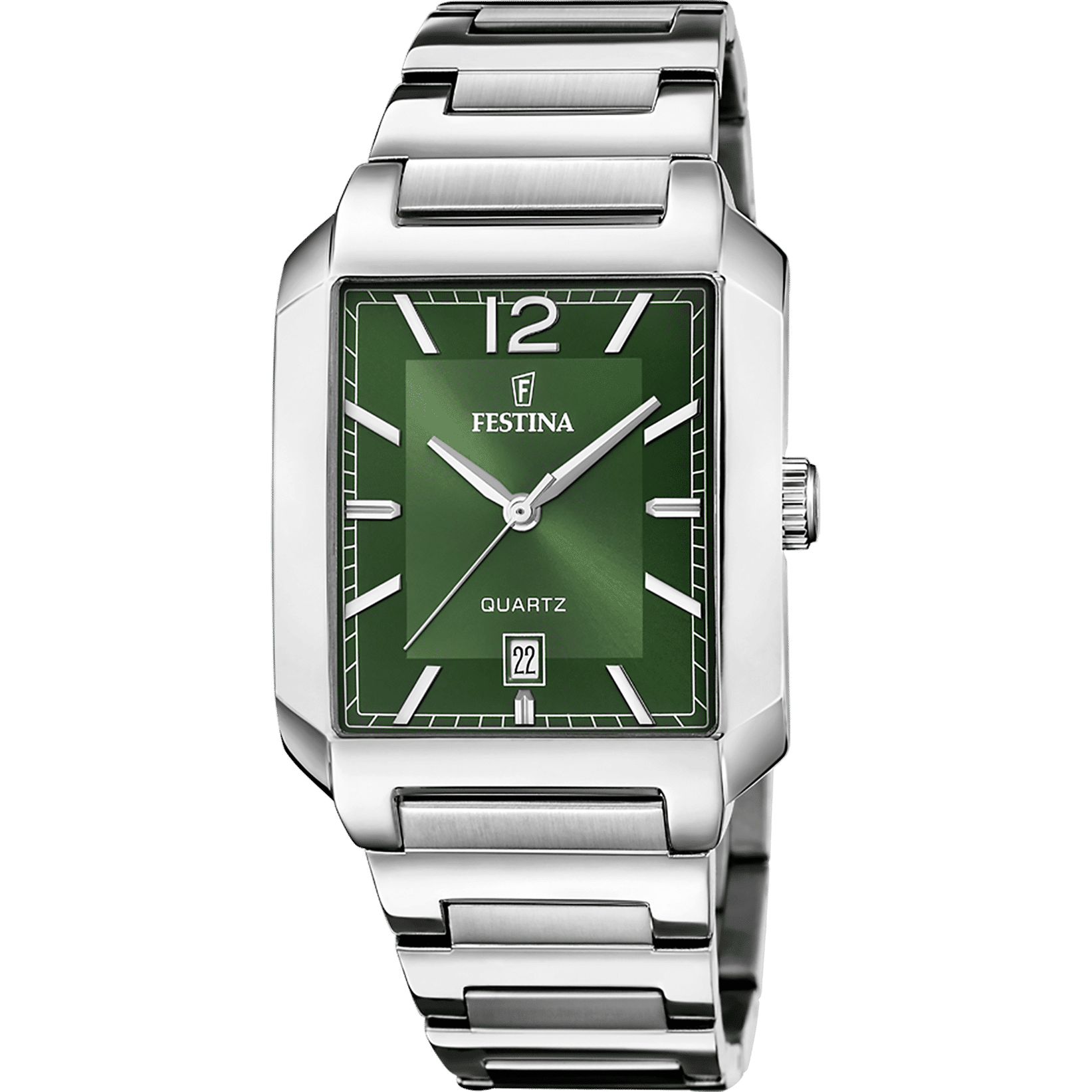 Festina On the Square F20677/5 Herren • Quarzwerk • Rechteckiges Gehäuse