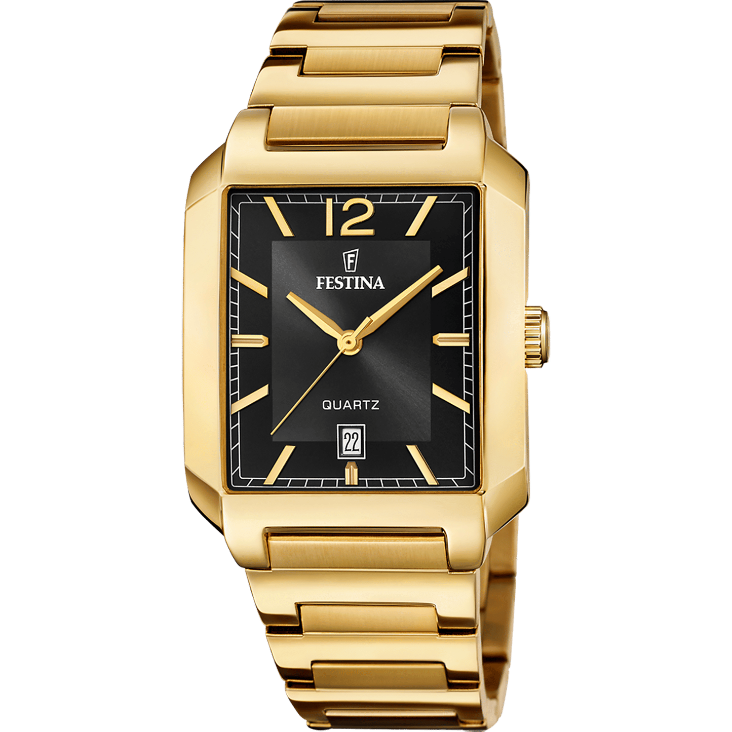 Festina On the Square F20678/4 Herren • Quarzwerk • Eckiges Gehäuse