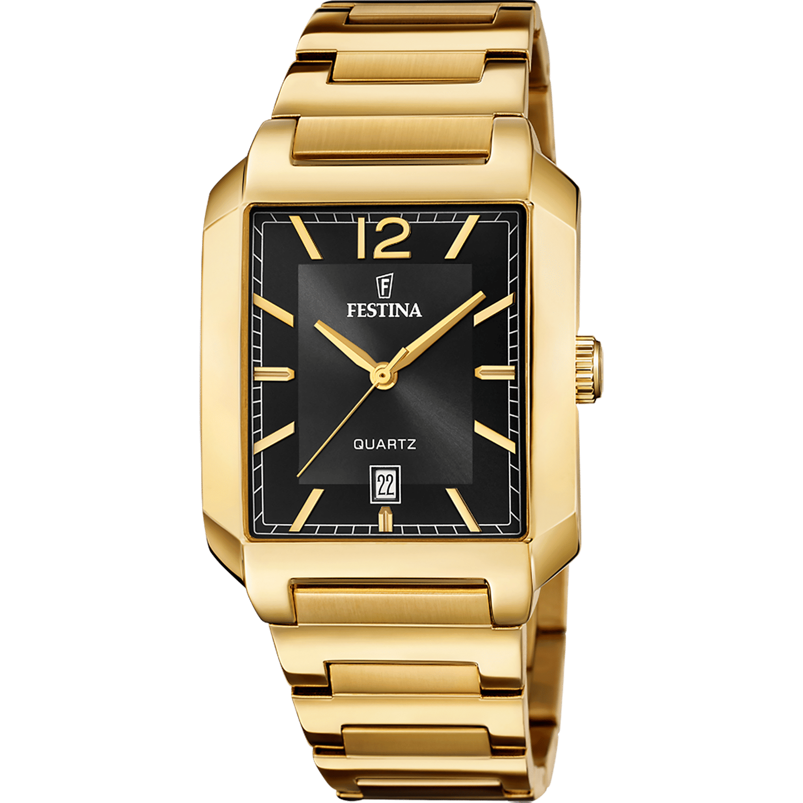 Festina On the Square F20678/4 Herren • Quarzwerk • Eckiges Gehäuse