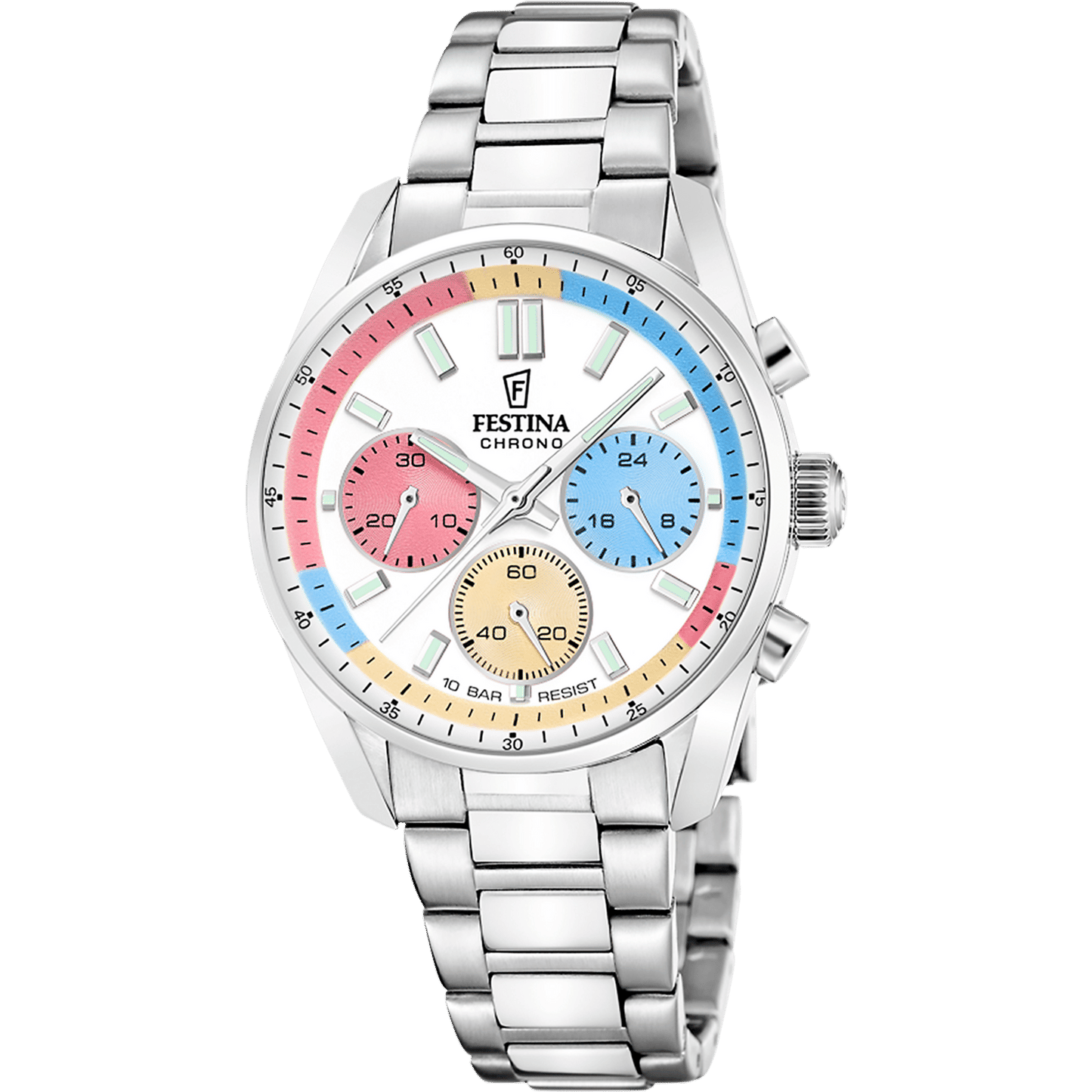 Festina Boyfriend F20753/6 Damenuhr • Chronograph • 10 ATM