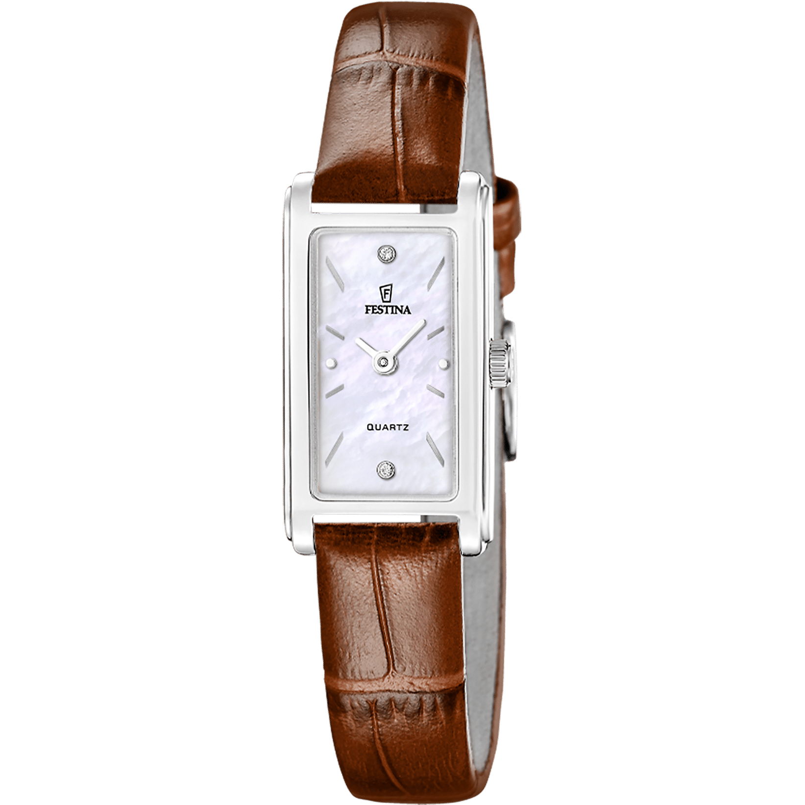 Festina Mademoiselle F20769/2 Damenuhr • Mineralglas • Lederarmband