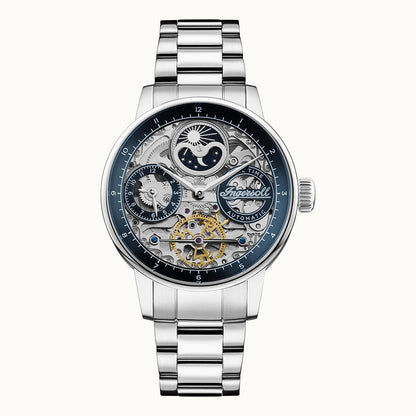Ingersoll The Jazz I07707 Herrenuhr • Automatikwerk • Dual Time & Mondphase