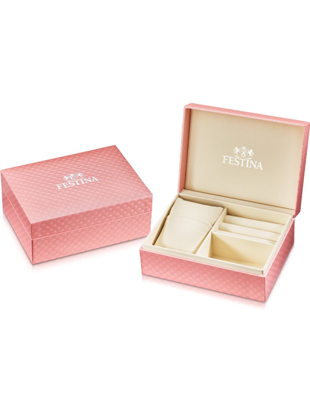 Festina Boyfriend F20622/A Damenuhr Silber • Mineralglas • Edelstahl-Armband, Bild 2