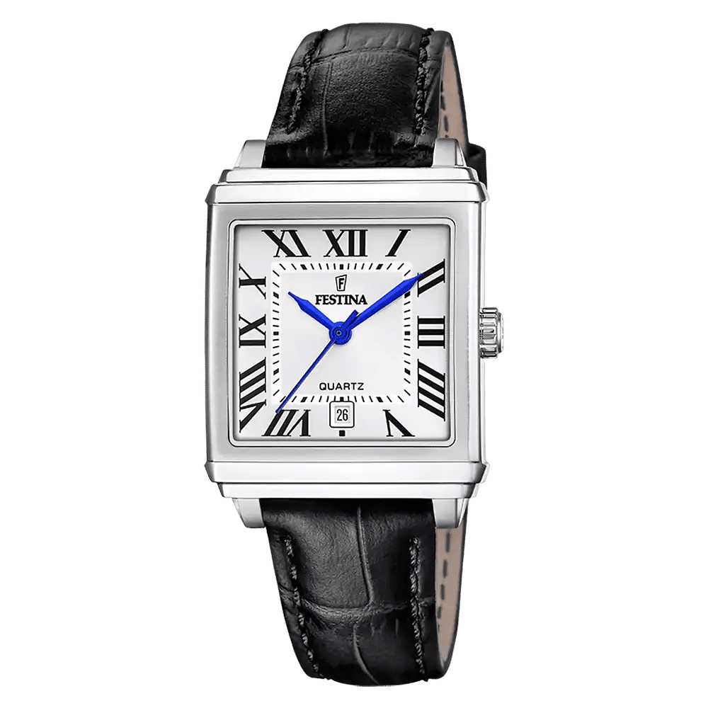 Festina On the Square F20682/3 Damklocka Silver • Mineralglas • Kvartsur