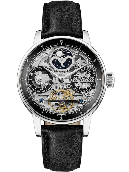Ingersoll The Jazz I07701 Herren • Skelett-Automatikwerk • Mondphase & Dual-Time, Bild 3