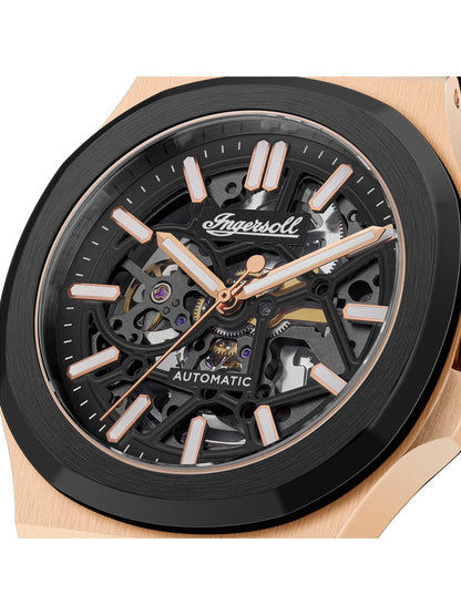 Ingersoll The Catalina I12506 Herrenuhr Schwarz • Automatikwerk • Sichtboden, Bild 2