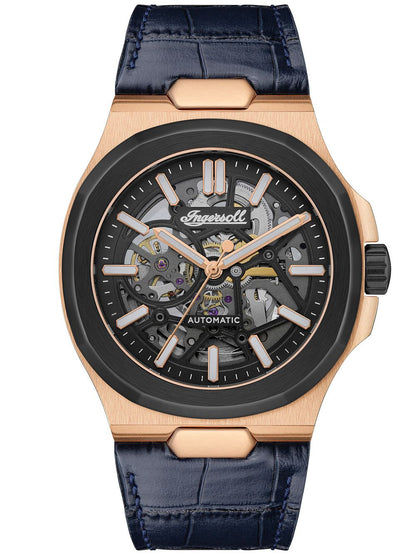 Ingersoll The Catalina I12506 Herrenuhr Schwarz • Automatikwerk • Sichtboden