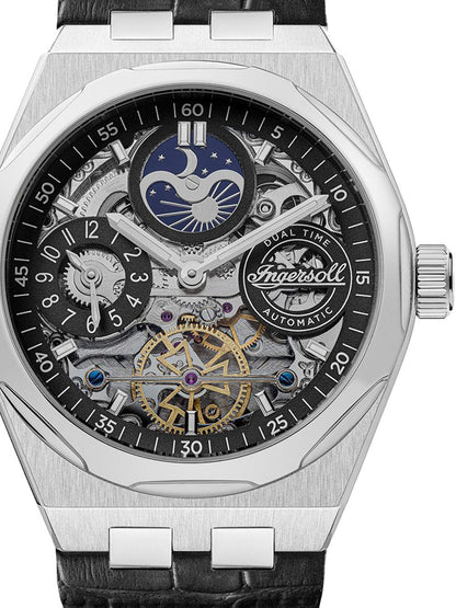 Ingersoll The Broadway I12903 Herren Armbanduhr • Automatikwerk • Dual Time