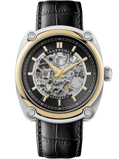 Ingersoll The Michigan I13301 Herrenuhr Schwarz • Automatikwerk • Leuchtzeiger & Leuchtindizes