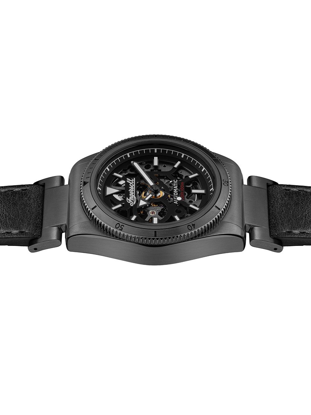 Ingersoll The Scovill I13902 Herrenuhr Schwarz • Automatikwerk • 10 ATM, Bild 5