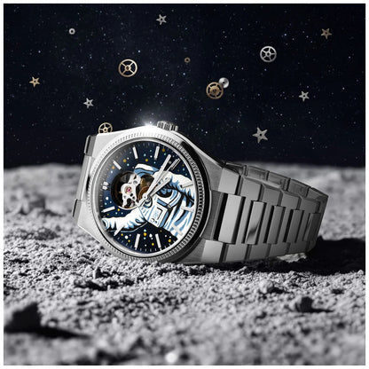 Festina x IFL Watches Astronaut F20053/2S Herren Armbanduhr • Handbemaltes Zifferblatt • Swiss Automatic, Bild 3