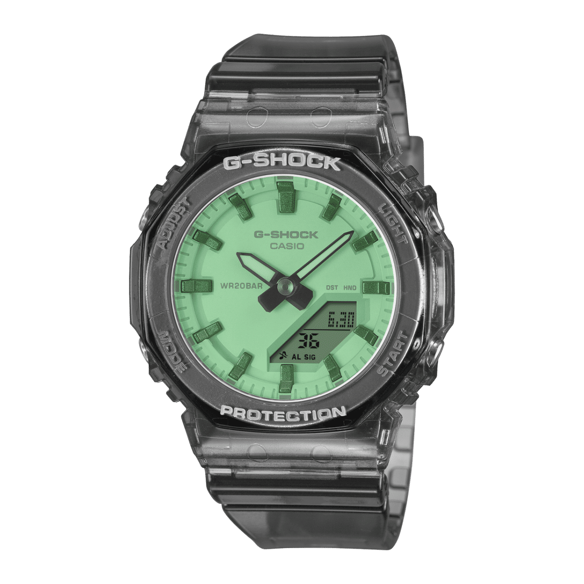 Casio GMA-P2100SR-1AER G-Shock Classic Damen Armbanduhr • Ana-Digi • Transparentes Sommmerdesign