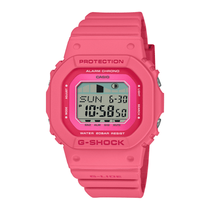 Casio GLX-S5610-4ER Damen Digitaluhr G-Lide Pink • Gezeitengrafik & Monddaten • Biobasiertes Resin