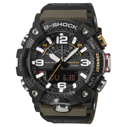 Casio G-Shock Mudmaster GG-B100X-1A3ER Herrenuhr • Biobasiertes Resin-Gehäuse • Digitaler Kompass & Höhenmesser