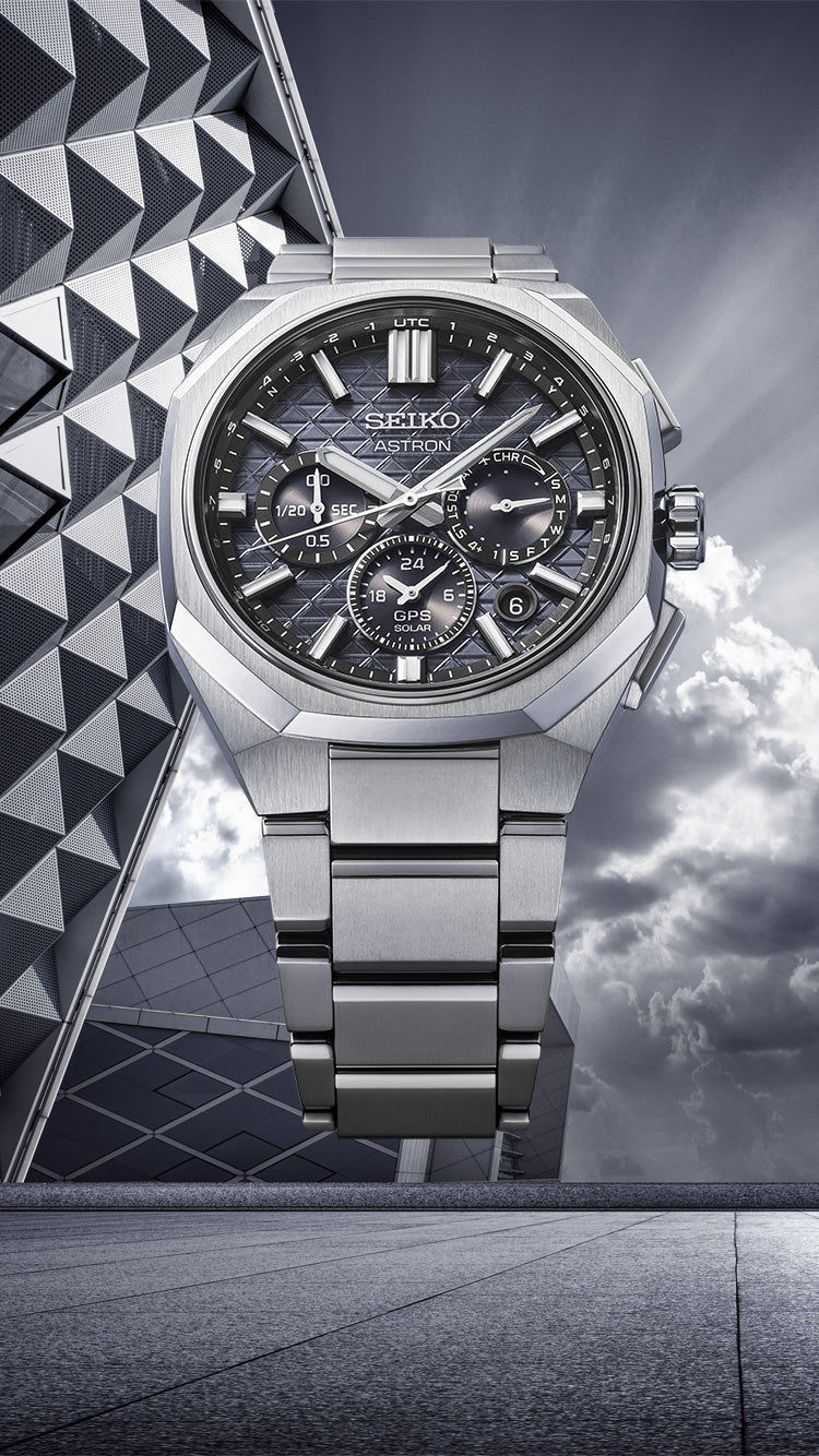 Seiko Astron HAB002J1 Herren GPS-Solaruhr • Saphirglas mit LumiBrite • Chronograph Titan, Bild 3