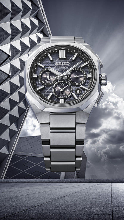 Seiko Astron HAB002J1 Herren GPS-Solaruhr • Saphirglas mit LumiBrite • Chronograph Titan, Bild 3