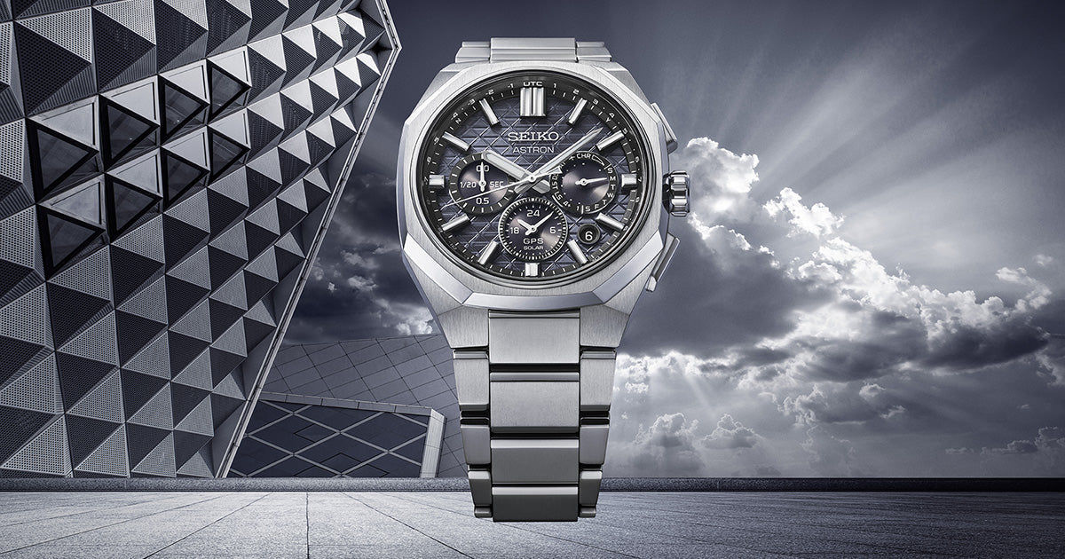 Seiko Astron HAB002J1 Herren GPS-Solaruhr • Saphirglas mit LumiBrite • Chronograph Titan