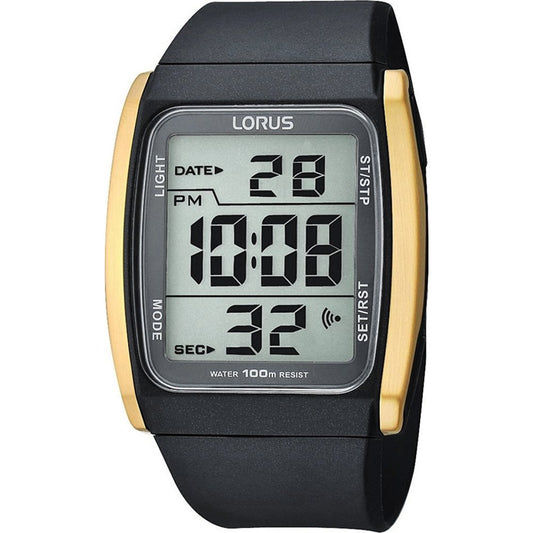Lorus Digital R2302HX9 Herren Armbanduhr Schwarz • Digitalchronograph • 10 ATM
