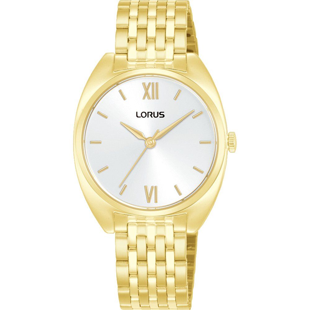 Lorus Ladies RH846CX9 Damen Armbanduhr • Römische Ziffern • Goldfarben