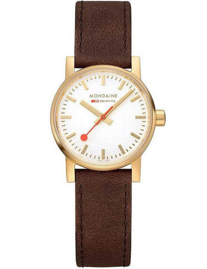 Mondaine evo2 MSE.30112.LG Damenuhr Gold • Saphirglas • Schweizer Quarzwerk, Bild 2