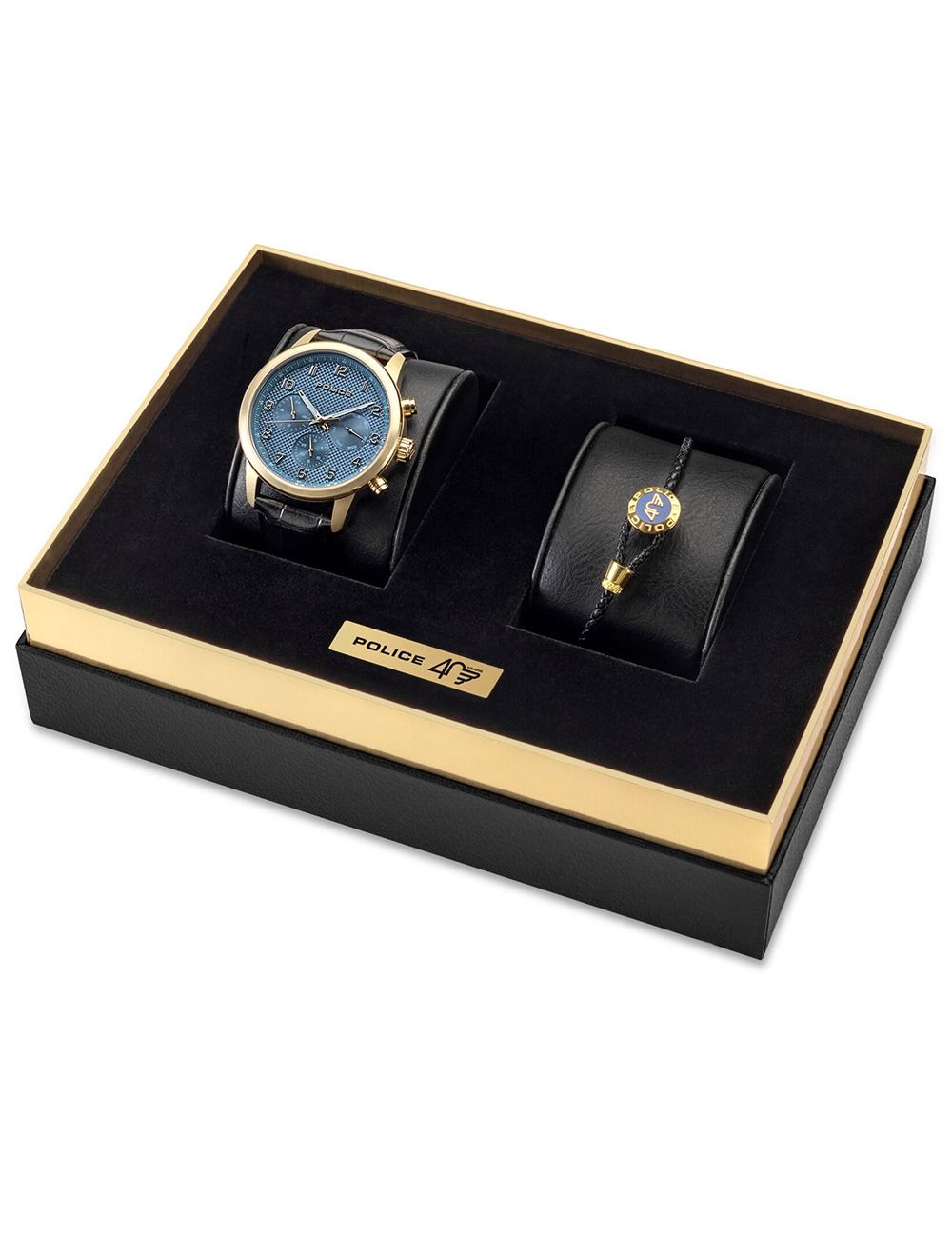 Police Raho PEWJF0030401-SET Herrenuhr Blau • Quarz-Chronograph • Limited Edition, Bild 2