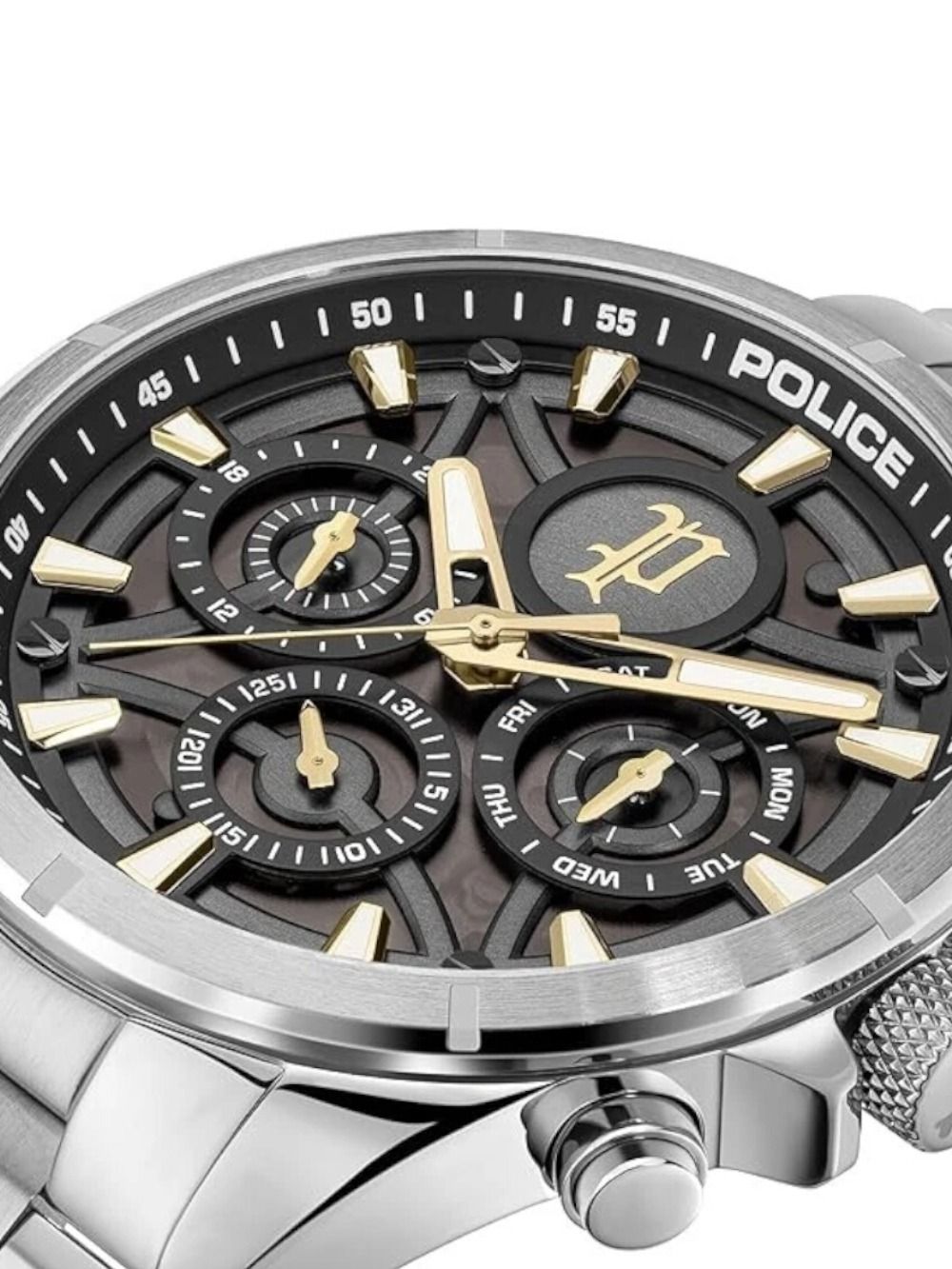 Police Defender PEWJK2227814M Herrenuhr Schwarz • Quarz-Chronograph • Mineralglas, Bild 3