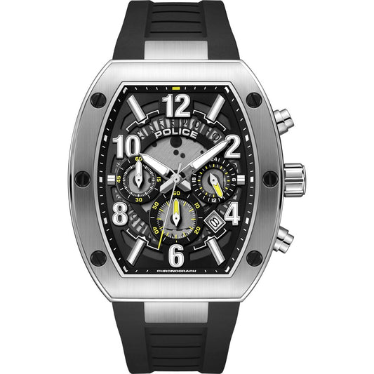 Police Meidan PEWGO0000502 Herren • Tonneau-Chronograph • Mineralglas