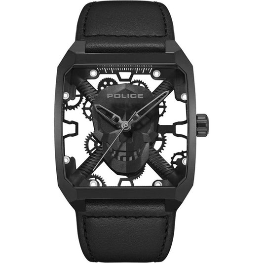 Police Omaio PEWJA2227202 Herrenuhr Schwarz • Mineralglas • Quarzwerk