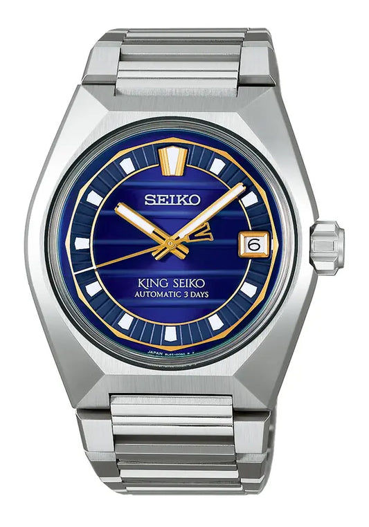 King Seiko Vanac SLA083 Herrenuhr Lila • Automatikwerk Kaliber 8L45 • Saphirglas