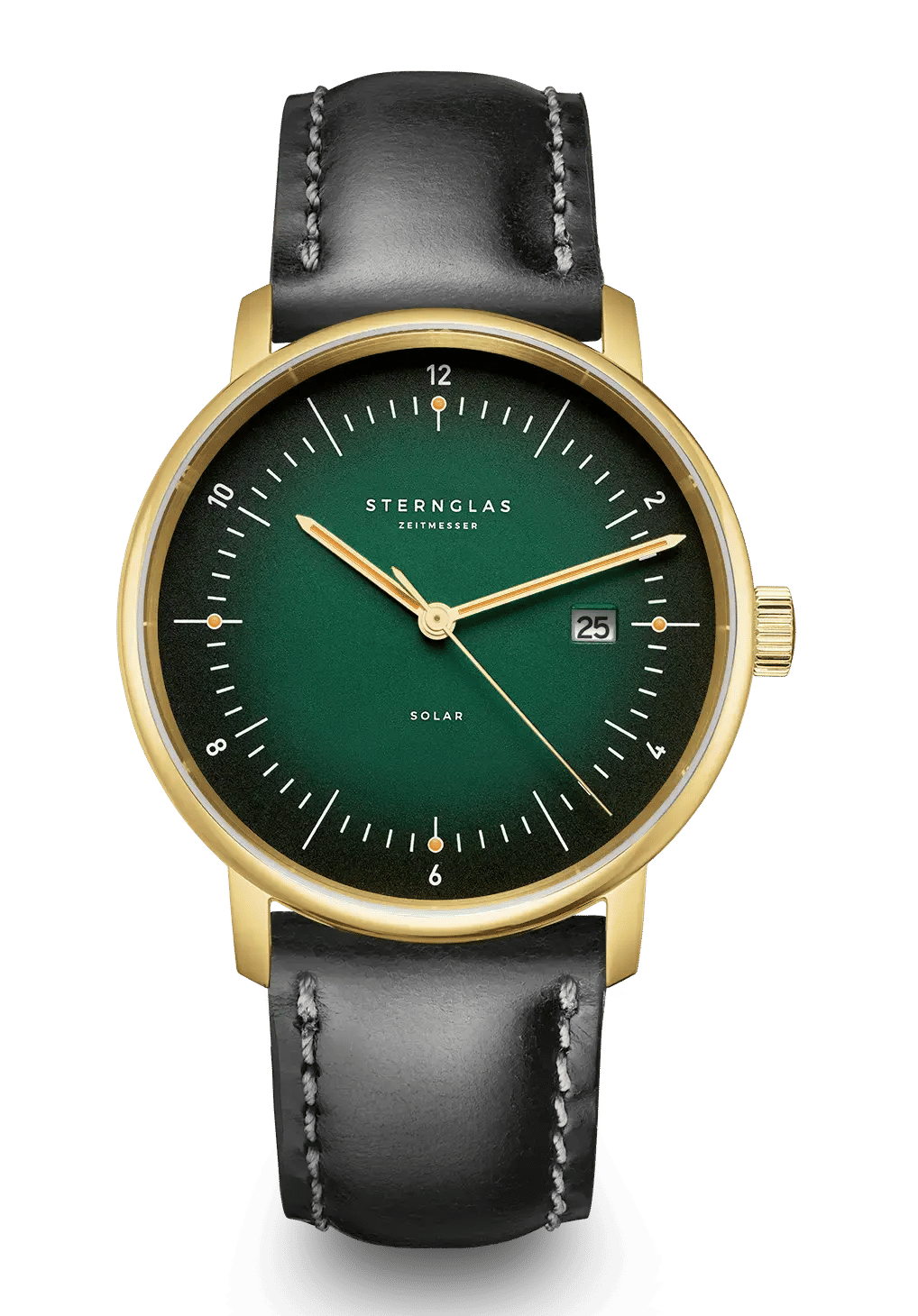 Sternglas Naos Solar Armbanduhr Dunkelgrün • Solarantrieb • Sportlich-minimalistisches Design