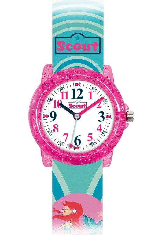 Scout Wasserwelt 305.036 Kinderuhr Transparent • Quarzwerk • Wasserdicht bis 5 bar