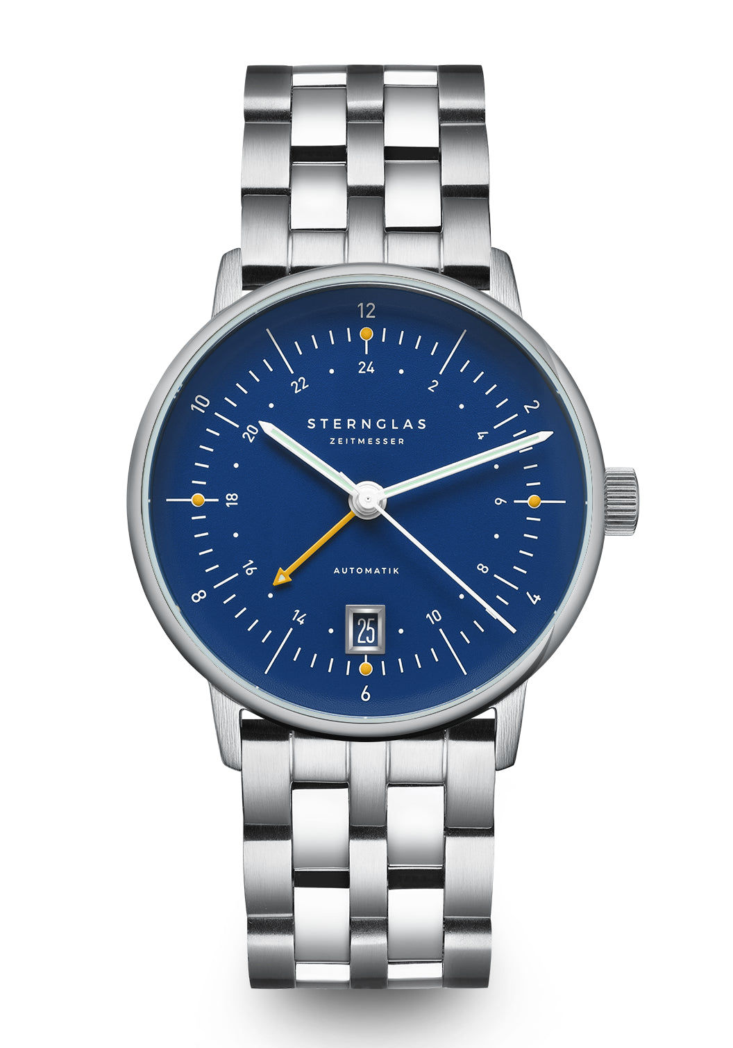 Sternglas Naos Pro GMT S02-NG06 Herrenuhr Dunkelblau • Miyota 9075 GMT Automatik • Saphirglas